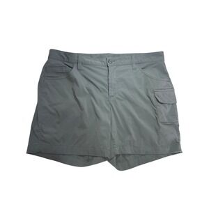 Eddie Bauer Women's Size 12 Flat‎ Front Gray Active Hiking Shorts